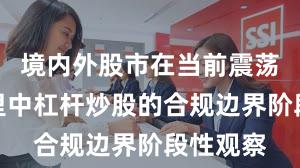 境内外股市在当前震荡市环境里中杠杆炒股的合规边界阶段性观察